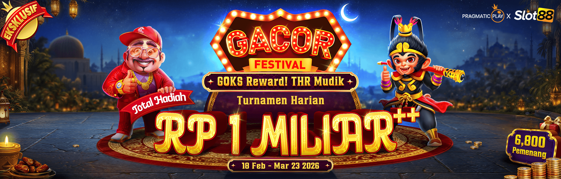 Slot777 X PP - GOKS REWARD! MODAL MUDIK TURNAMEN